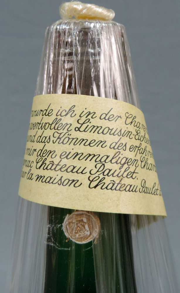 Château Paulet Très Rare Cognac. Age Incónnu. 0,70l. 40%. In original Samtschatulle. Château - Image 5 of 9