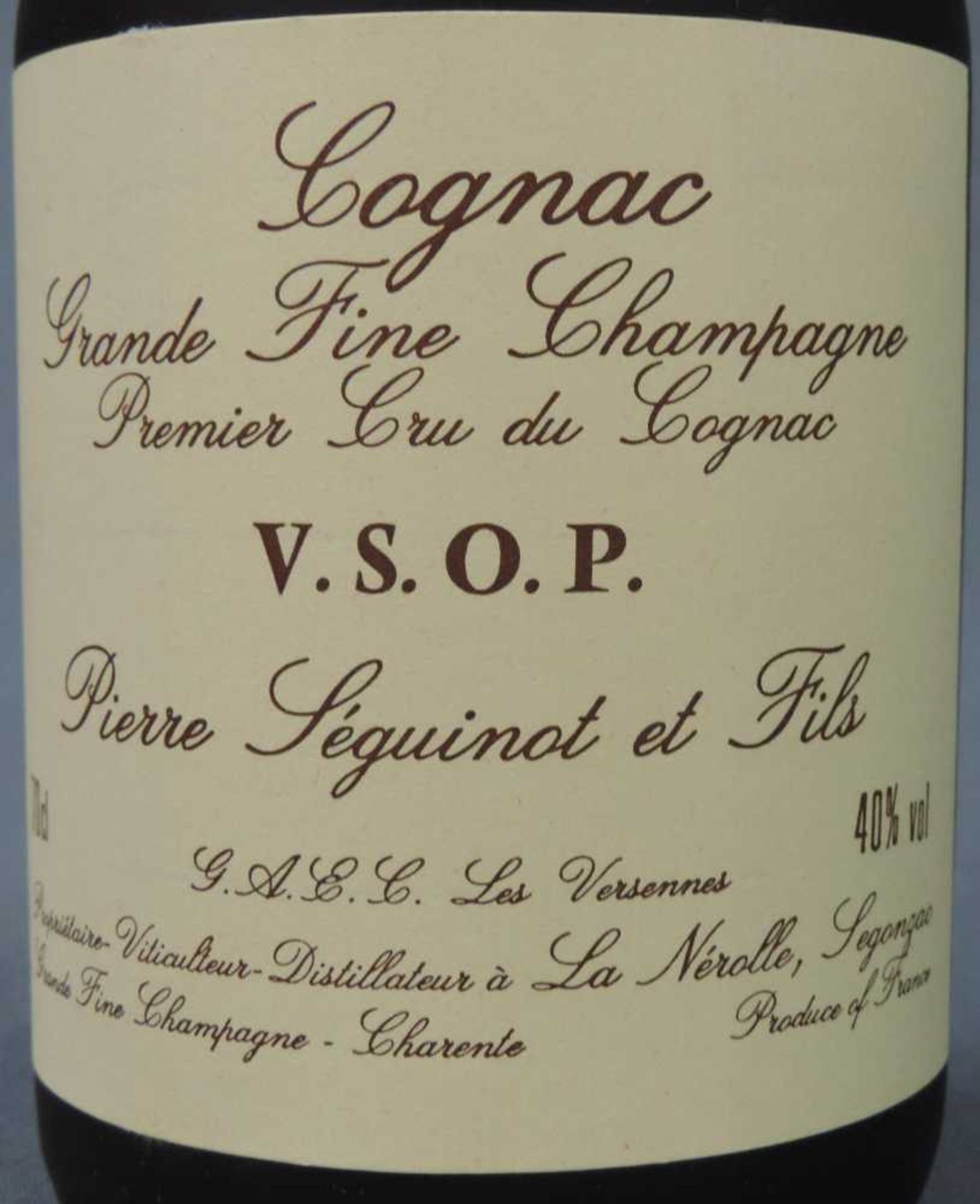 5 Flaschen Cognac. Hennessy; Menard; Seguinot; Exshaw; Napoléon. 3 in original Karton. 70cl, 40%. - Image 3 of 17
