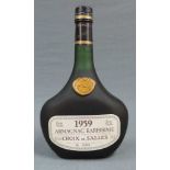 1959 Armagnac Rarissime. A.C.; Croix de Salles. 40%; 70 cl. Eine Flasche Bas Armagnac. No. 00233.