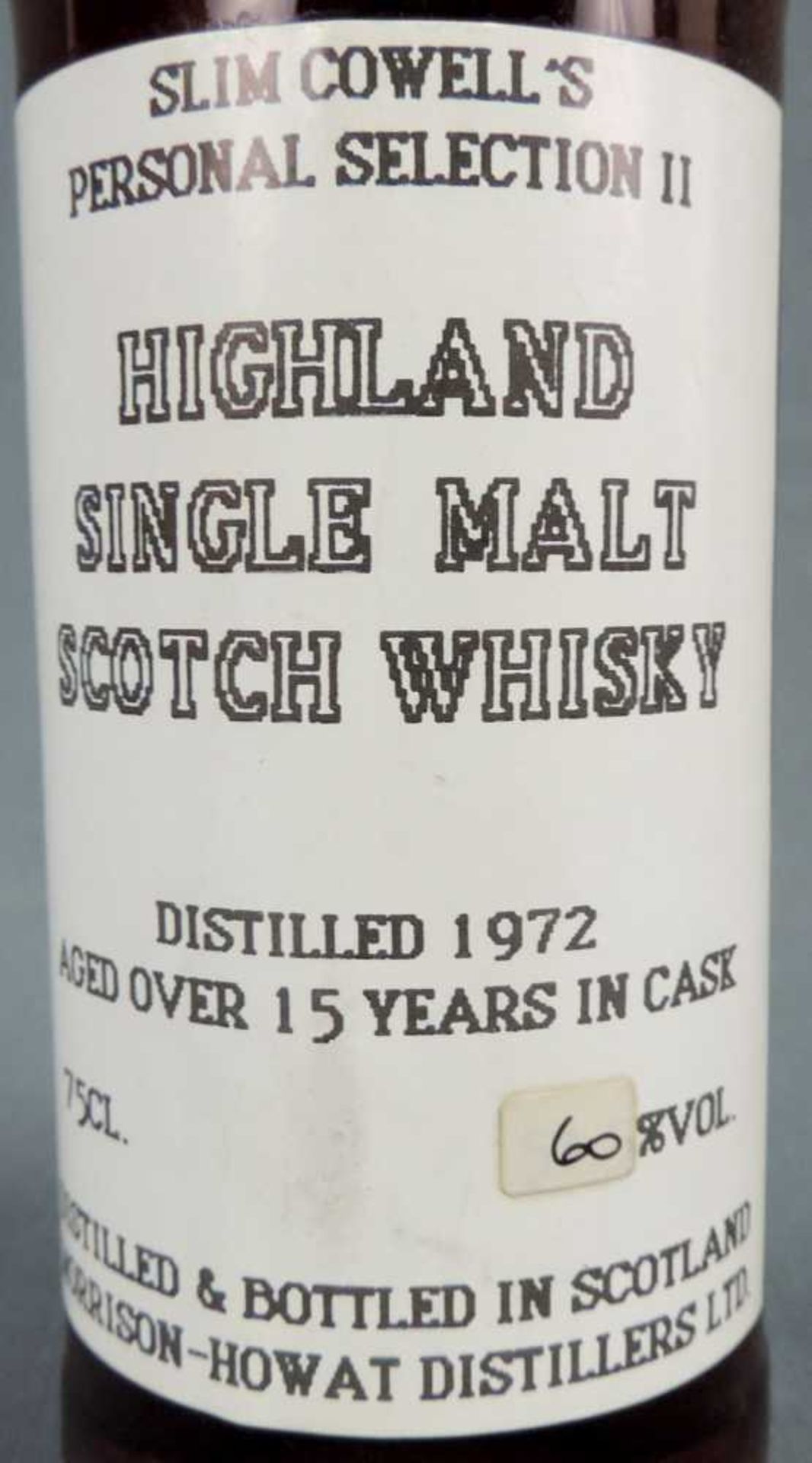 Slim Cowell’s Personal Selection II. Morrison - Howat. Highland Single Malt Scotch Whisky. 75cl. - Image 2 of 4