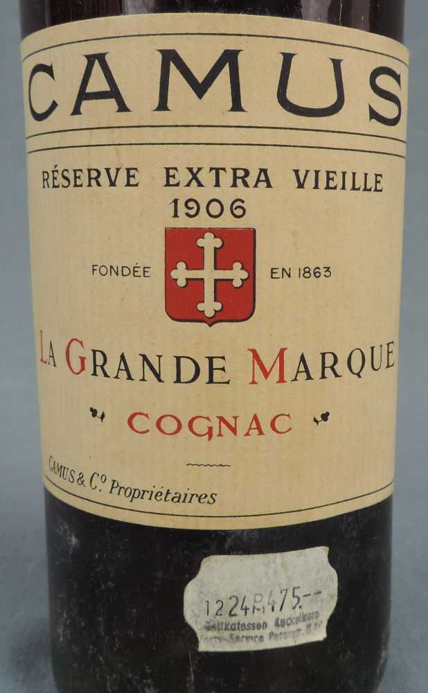 1906 Camus Hors D'Age Réserve Extra Vieille Cognac. Eine ganze Flasche. 1906 Camus Hors D'Age - Image 3 of 7