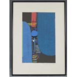 Max ACKERMANN (1887 - 1975). Komposition. 48 cm x 32 cm die Abbildung. Datiert 1972. EA. Rechts