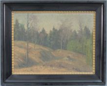 Carl STREIT (1852 - 1921). "Hohemark". 43 cm x 57 cm. Gemälde, Öl auf Leinwand. Links unten