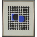 Victor VASARELY (1906 - 1997). Bellatrix 3. 46 cm x 40 cm. Blattgröße. Auflage 118 / 138 links unten