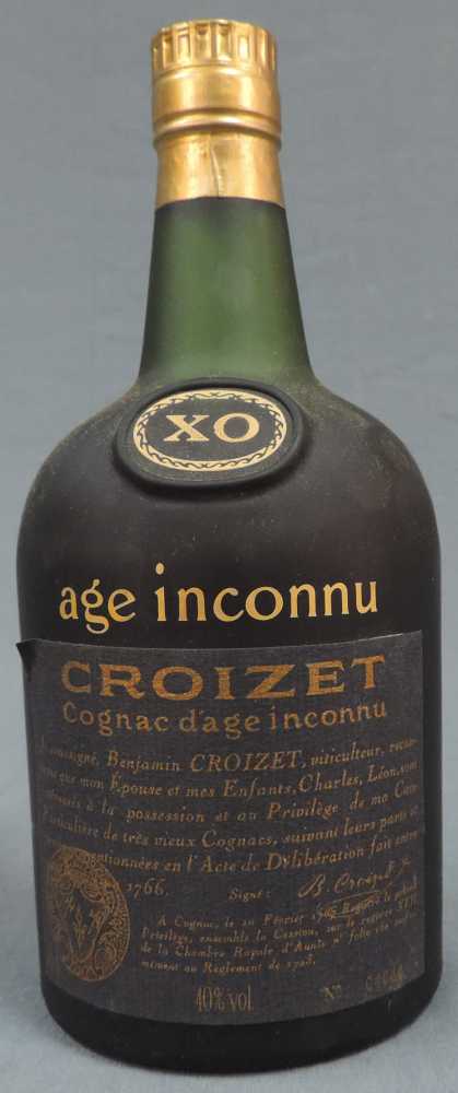 Croizet XO age inconnu Cognac. 70cl. 40%. Croizet XO age inconnu Cognac. 70cl. 40%.