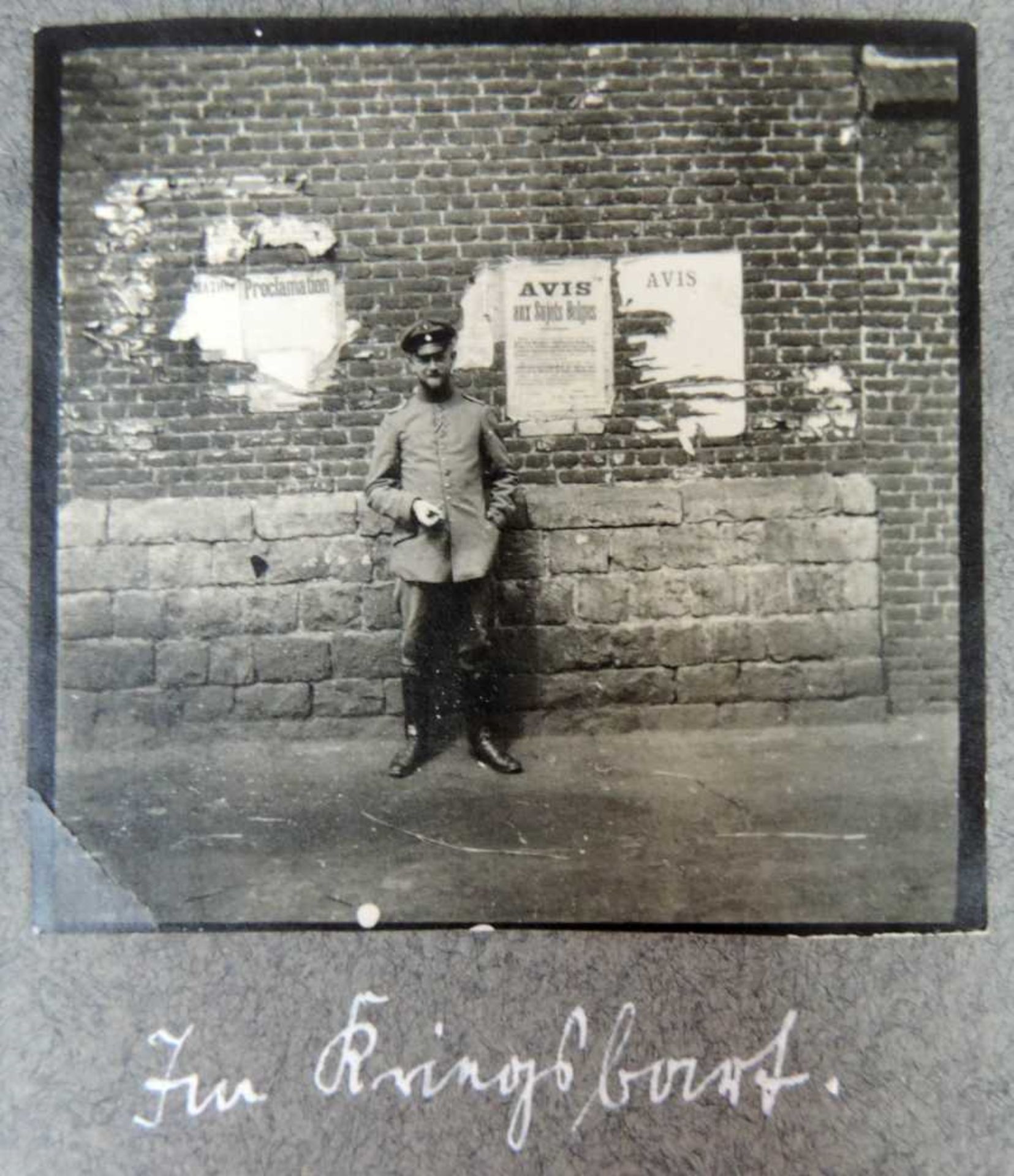Fotoalbum der Familie Hofsommer 1914 / 1915. Viele Militäraufnahmen. Photo album of family Hofsommer - Image 5 of 7