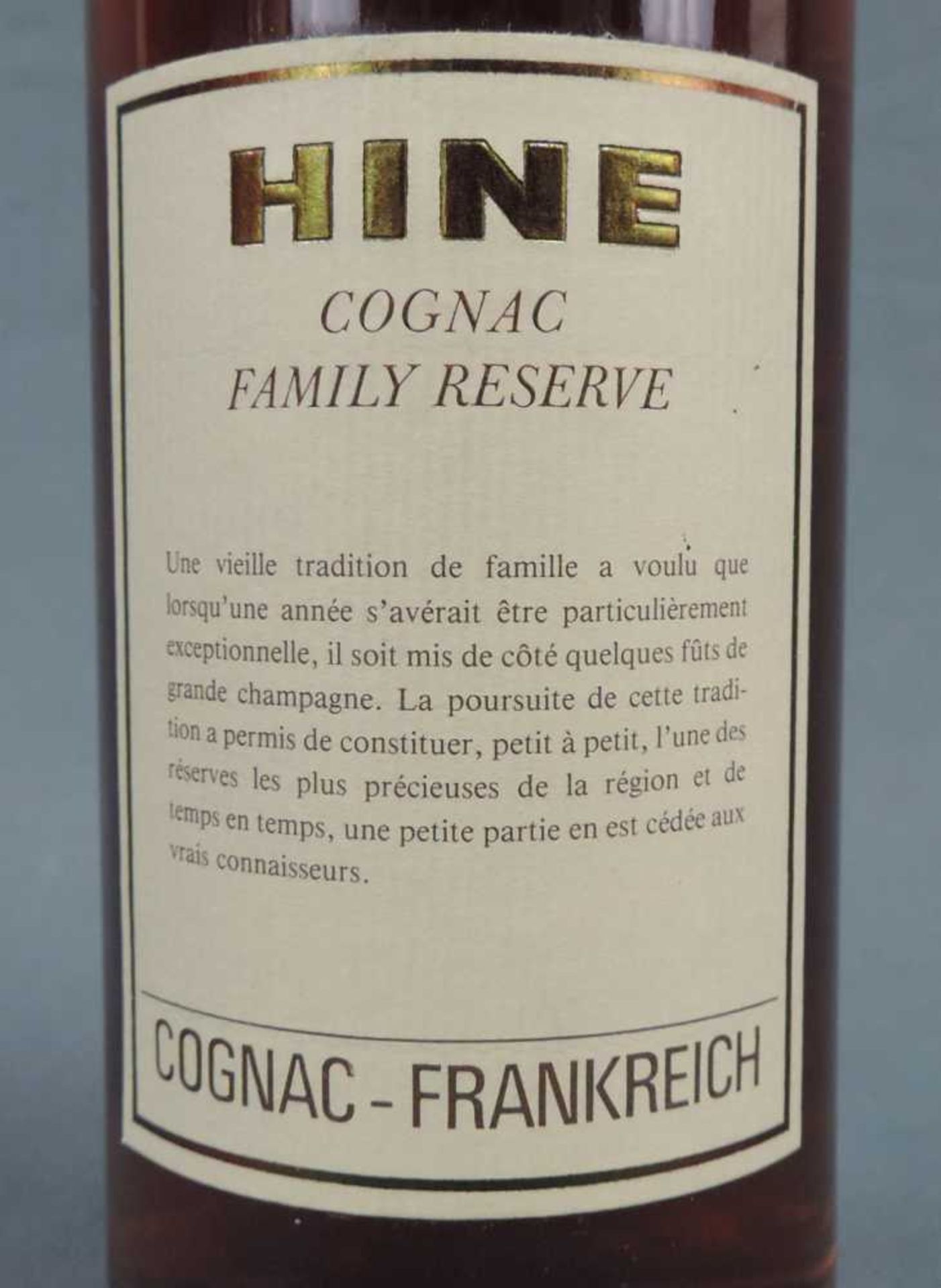 Hine Family Reserve (Très Vieille Grande Champagne). 70cl. 44%. Hine Family Reserve (Très Vieille - Bild 7 aus 8