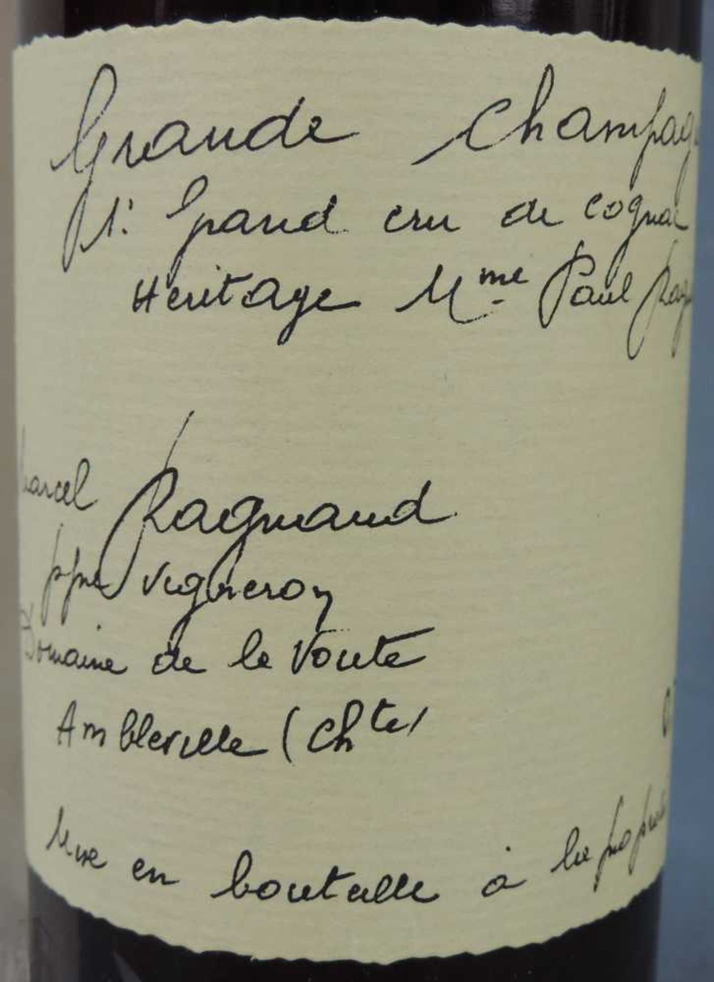 4 Flaschen Grande fin Champagne Heritage Madame Gaston Briand. Le Paradis. 41%, 70cl. Alle in - Bild 2 aus 7