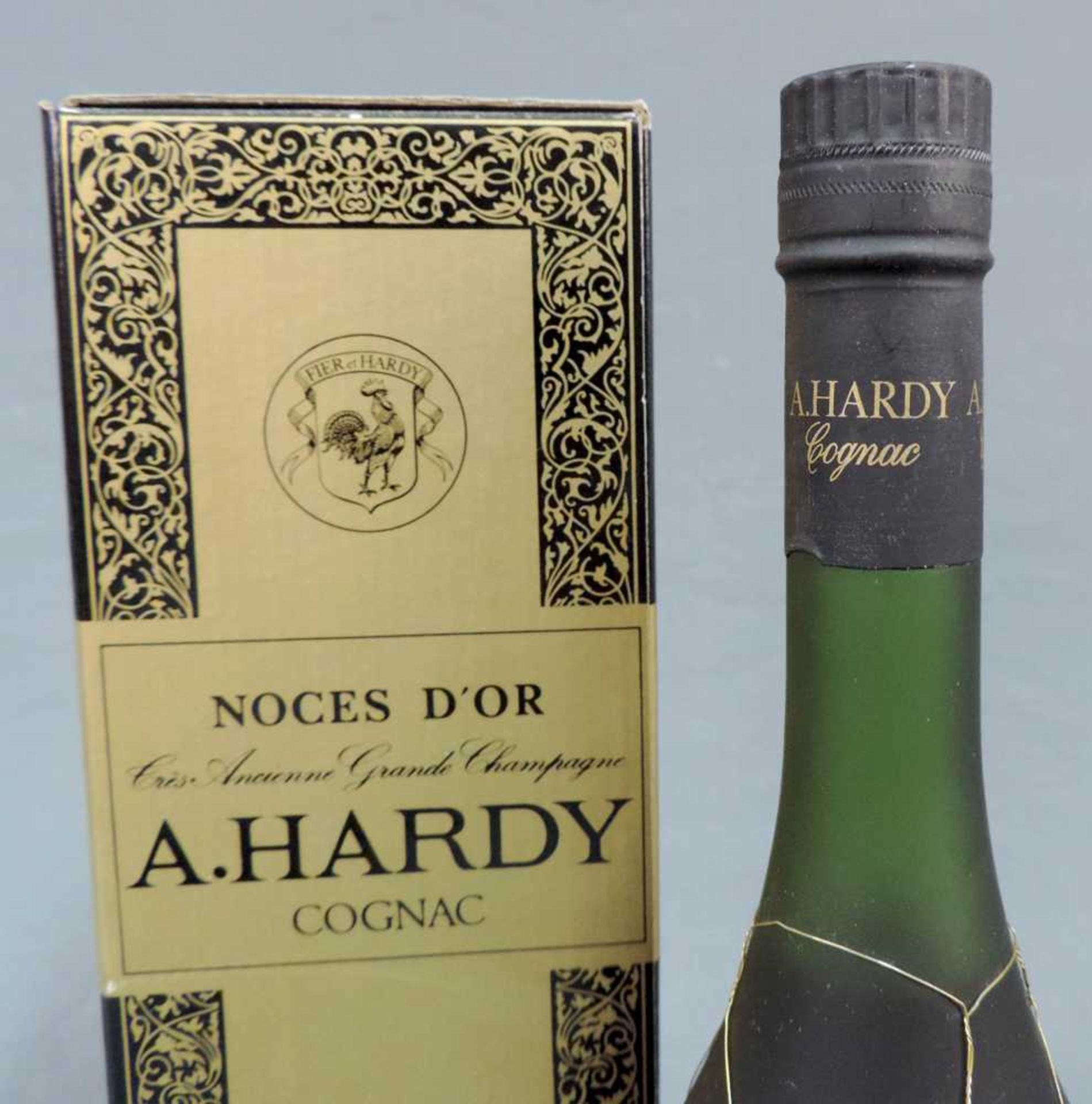Noces D´Or A. Hardy Cognac. 40% 70cl. In original Karton. Noces D´Or A. Hardy Cognac. 40% 70cl. - Image 4 of 6