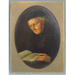 Unbekannt (XVIII - XIX). Porträt des Pastors Matthias Jacob E. (1747 - 1822). 48 cm x 35 cm im