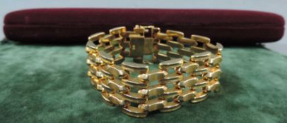 Damen - Armband, 750er Gelbgold. Gesamtgewicht 37 Gramm. Ladies Bracelet 750 yellow gold. Gross