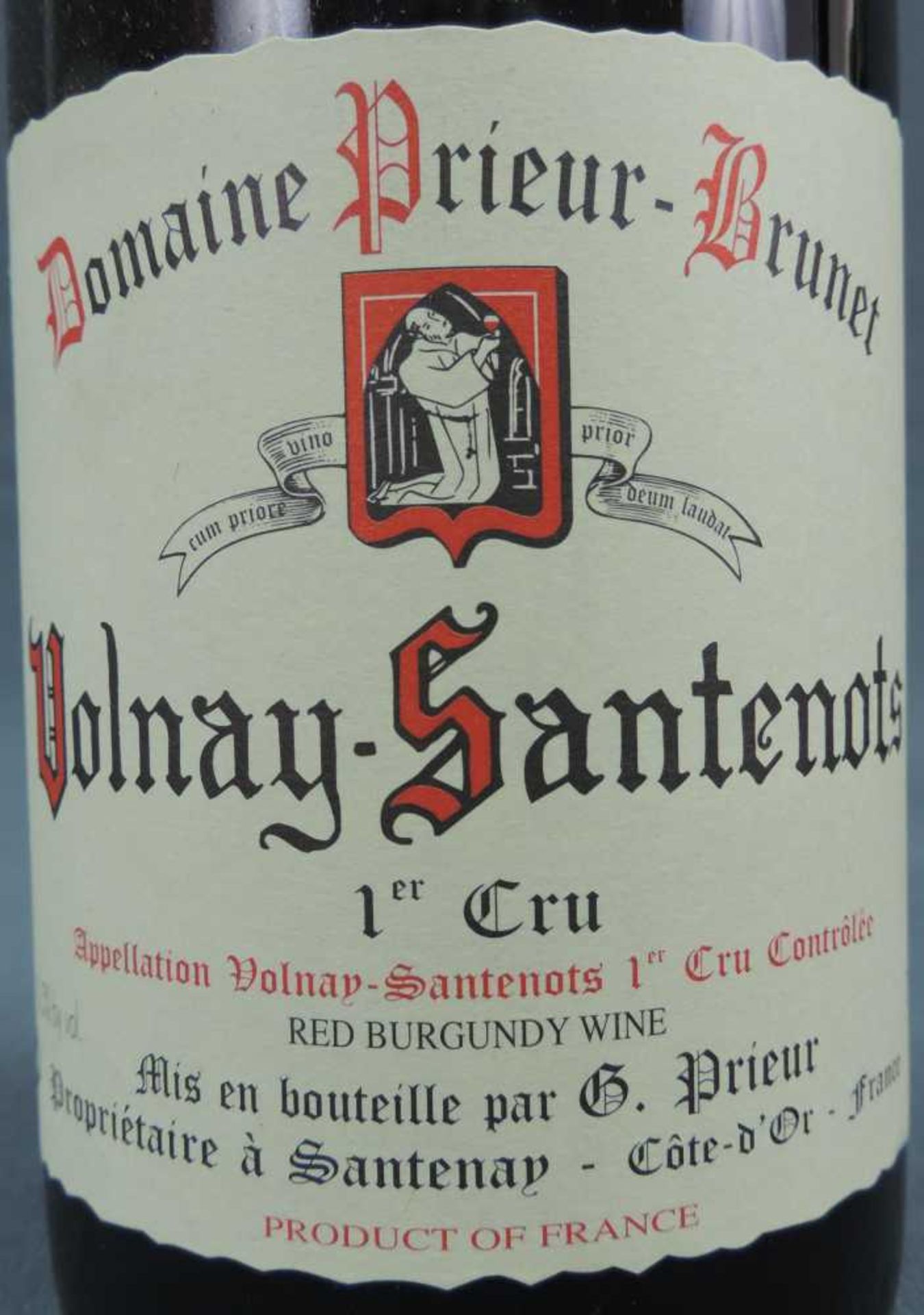 1997 Domaine Prieur - Brunet, Volnay Santenots Premier Cru, France. 5 Flaschen, 750 ml, Alc., 13, - Image 4 of 6