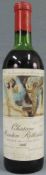 1973 Mouton Rothschild, Premier Cru Classe. Eine ganze Flasche. Picasso Etikett. 73 cl. Pauillac AC.