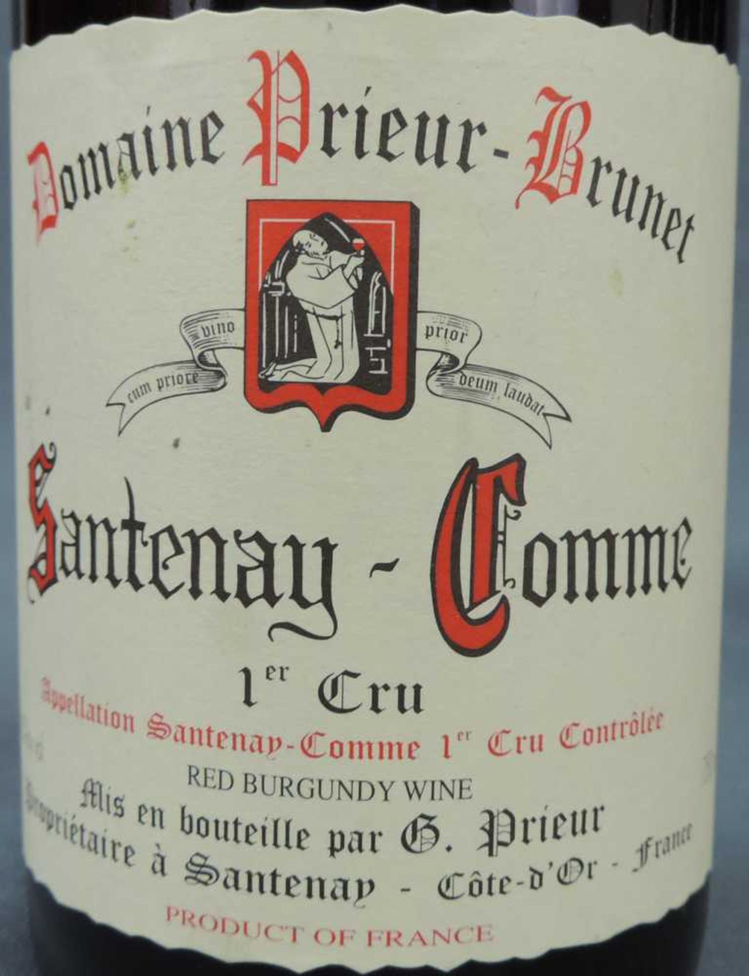 2000 Domaine Prieur - Brunet, Satenay Comme Premier Cru, France. 8 Flaschen, 750 ml, Alc., 13,5% - Bild 3 aus 6