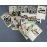 Circa 39 Postkarten und Ansichtskarten. Teils Ägypten, Lithographien. Circa 39 postcards and picture
