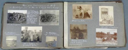 Fotoalbum der Familie Hofsommer 1914 / 1915. Viele Militäraufnahmen. Photo album of family Hofsommer