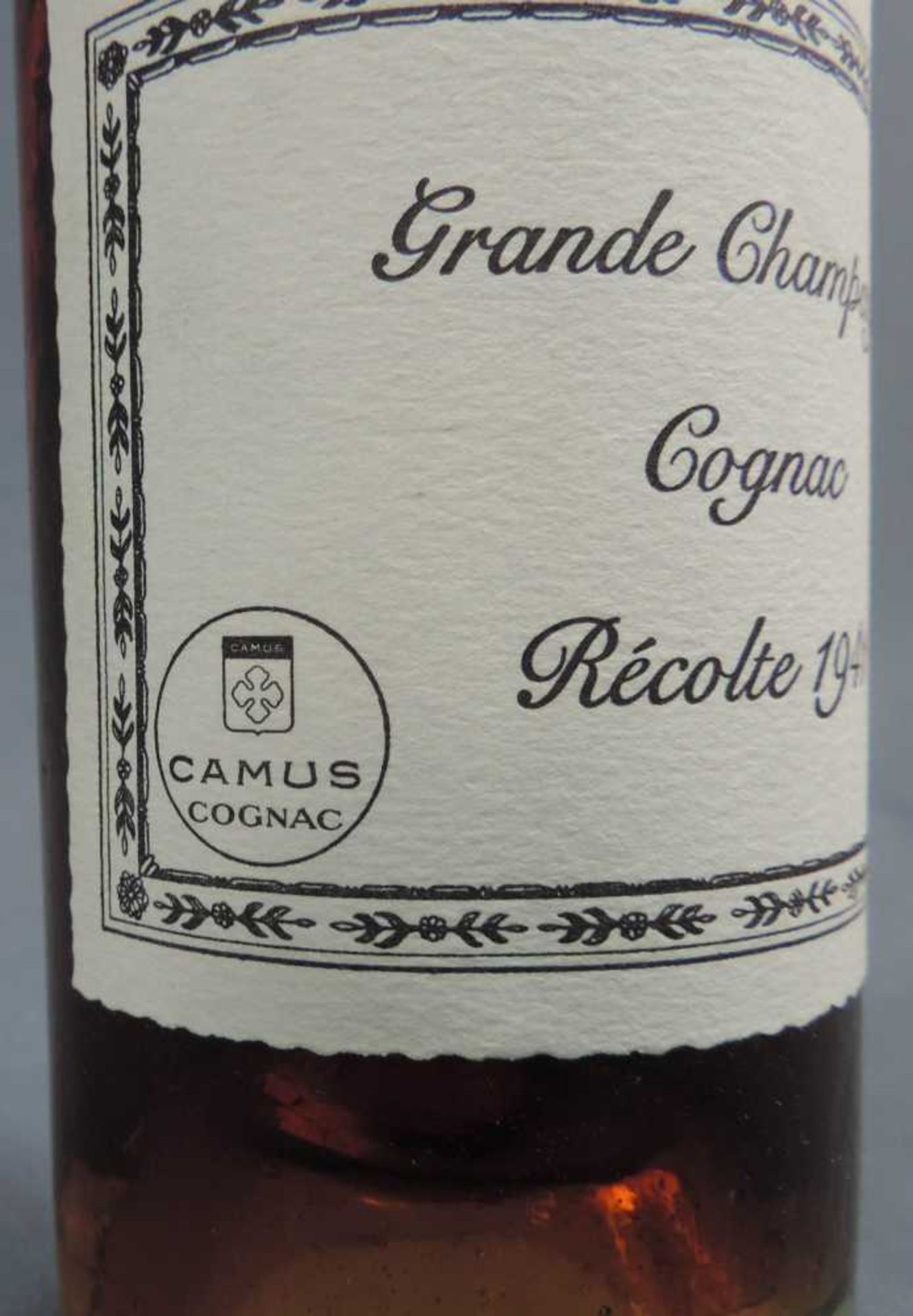 Camus Cognac Grande Champagne Cognac Récolte 1941. 70cl. Camus Cognac Grande Champagne Cognac - Image 2 of 5