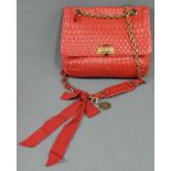 Damenhandtasche Lanvin Paris. 30 cm breit. Made in Italy. Medaille Lanvin angehängt. Ladies