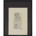 Pablo PICASSO (1881 - 1973). Robert Desnos, Contrée. 24,5 cm x 13 cm. Druck. Lithographie? Pablo