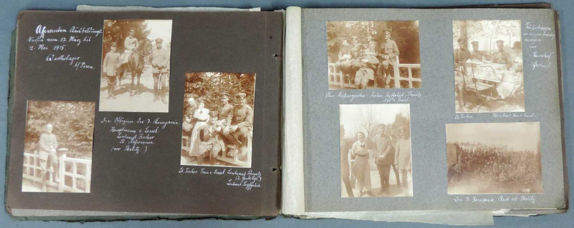 Fotoalbum der Familie Hofsommer 1914 / 1915. Viele Militäraufnahmen. Photo album of family Hofsommer - Image 4 of 7