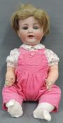Puppe von Simon Halbig, Nummer 126. Mädchen. Biskuitporzellan. 47 cm. Doll by Simon Halbig, numbered