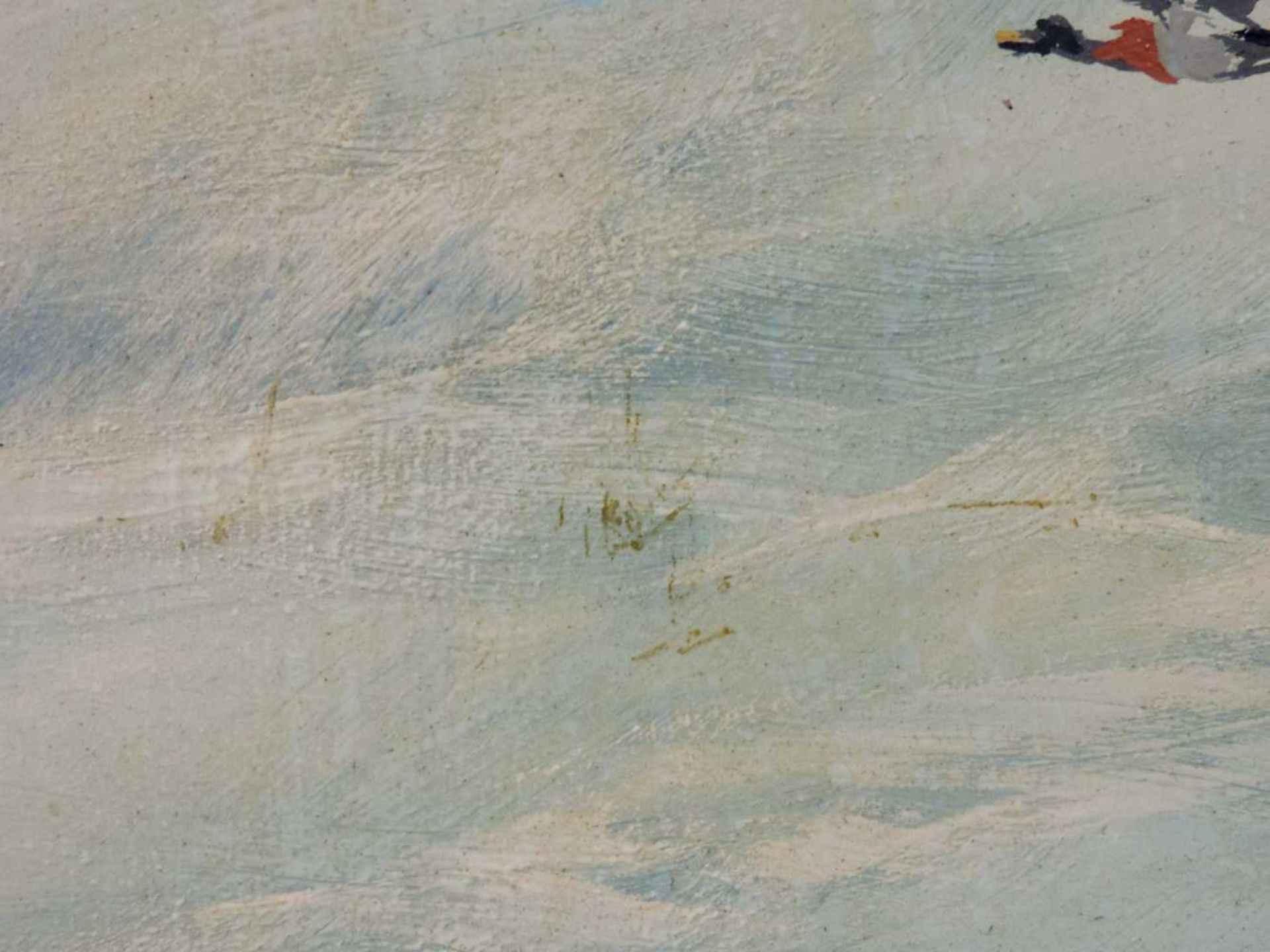 Karl WÄHMANN (1897 - 1981). Enten am Waldsee. 73 cm x 65 cm. Gemälde, Öl auf Tafel. Links unten - Bild 6 aus 8