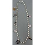 Chanel Kette Modeschmuck. Offen circa 100 cm lang. Chanel necklace, fashion jewelry . Open about 100