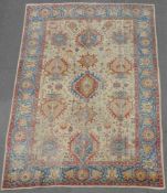 Täbriz Teppich. Iran. Alt um 1930. 300 cm x 222 cm. Handgeknüpft. Wolle auf Baumwolle. Tabriz