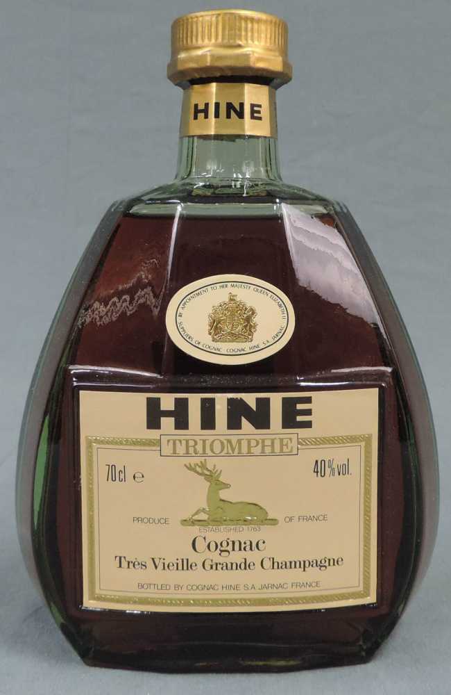 HINE TRIOMPHE Cognac Très Vieille Grande Champagne. 70cl. Mit original Karton. HINE Cognac - Image 2 of 6
