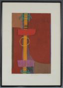 Max ACKERMANN (1887 - 1975). Komposition. 50 cm x 32,5 cm die Abbildung. Datiert 1973. 98 aus 150.