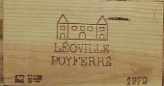 1979 Château Léoville Poyferre, Saint - Julien, France. 12 Flaschen. Grand Cru Classé. Rotwein.