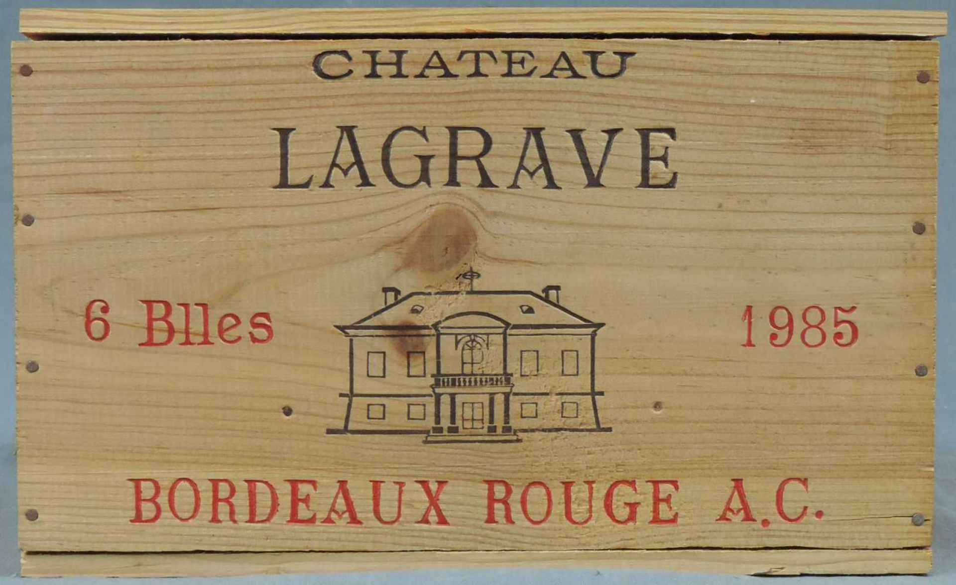 1985 Château Lagrave, und 1983 Château La Clyde. Bordeax. Insgesamt 12 Flaschen. Je 6 ganze - Image 2 of 8