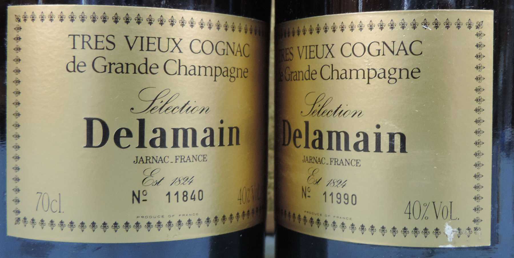2 Flaschen Delamain Grande Champagne Très Vieilles Cognac, France. 70cl. 40%. In original Kartons. 2 - Image 3 of 8