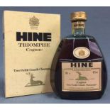 HINE TRIOMPHE Cognac Très Vieille Grande Champagne. 70cl. Mit original Karton. HINE Cognac