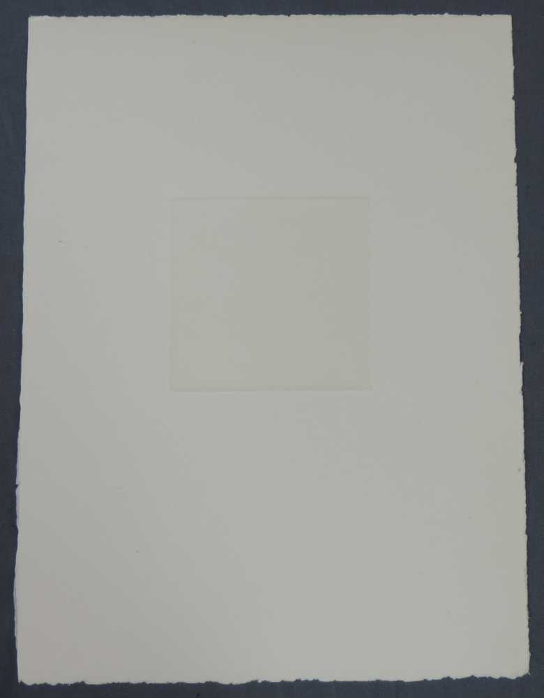 Alexander BEFELEIN (1952 - ). Venezianisches Haus 1980. 10 cm x 10 cm die Druckplatte. Unten - Image 2 of 3