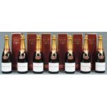 7 Flaschen Laurent - Perrier Brut - LP, Champagne, France. Champagner. Sekt Frankreich. Weiß. 6 im