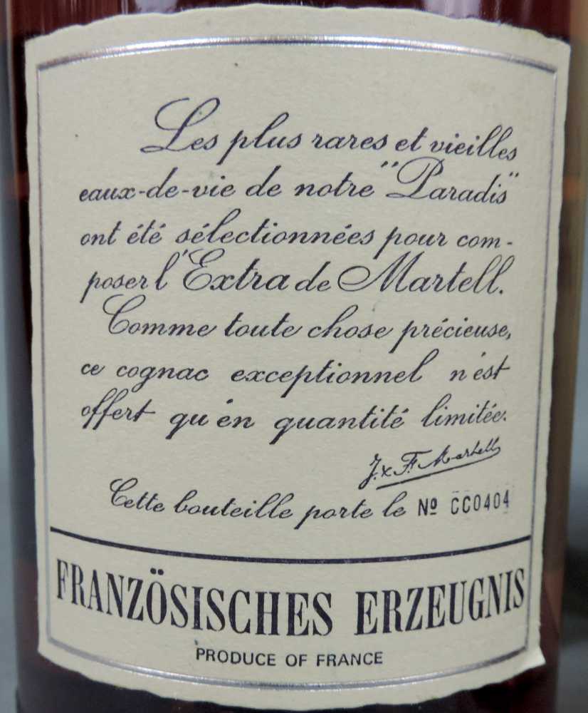 3 Flaschen MARTELL EXTRA COGNAC . In original Karton. 70cl. 43%. 3 bottles MARTELL EXTRA COGNAC. - Image 13 of 13