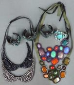 Konvolut Modeschmuck. Auch Brigitte von Boch. Convolute fashion jewelry. Also Brigitte von Boch.