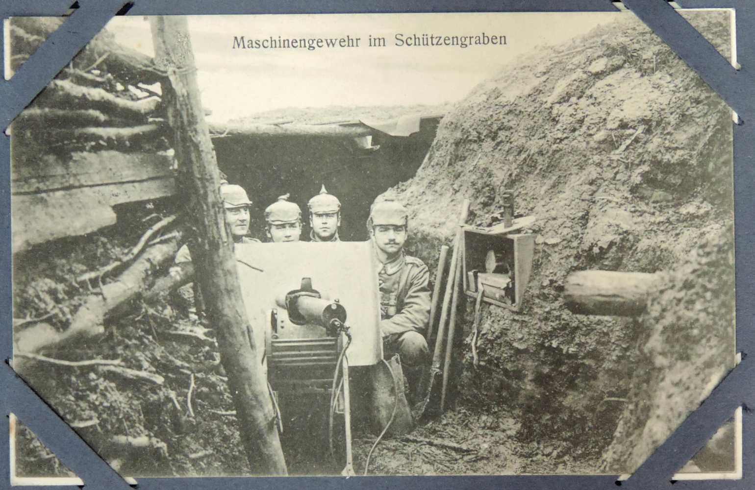 Fotoalbum Kriegserinnerungen. 1. Weltkrieg. Teils unvollständig, teils beschädigt. Photo Album War - Image 6 of 8