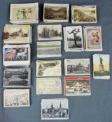 Circa 696 Ansichtskarten. Hautsächlich 1899 - 1947. Auch Grußkarten und Motivansichtskarten. Wird
