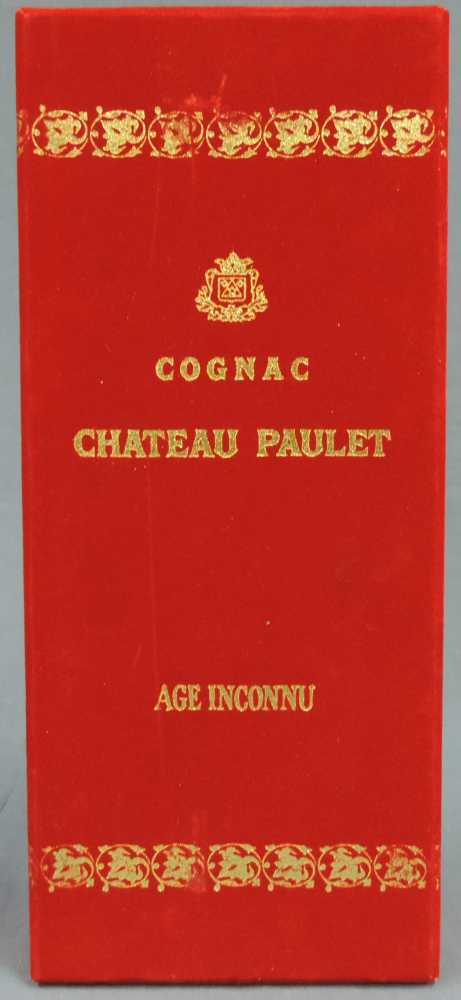 Château Paulet Très Rare Cognac. Age Incónnu. 0,70l. 40%. In original Samtschatulle. Château - Image 9 of 9