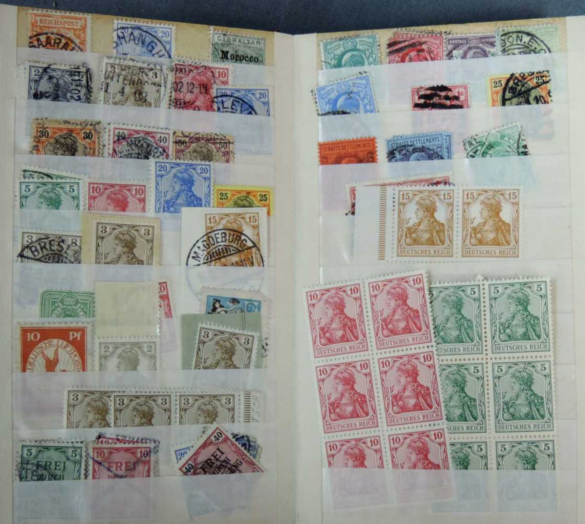 Briefmarken, Postkarten und Briefe, 19. und 20. Jahrhundert. Briefumschläge mit Werbeaufdrucken, - Bild 12 aus 17