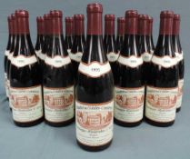 1995 Domaine des Hautes - Corieres, Chassagne-Montrachet Premier Cru, France. 19 Flaschen, 750 ml,