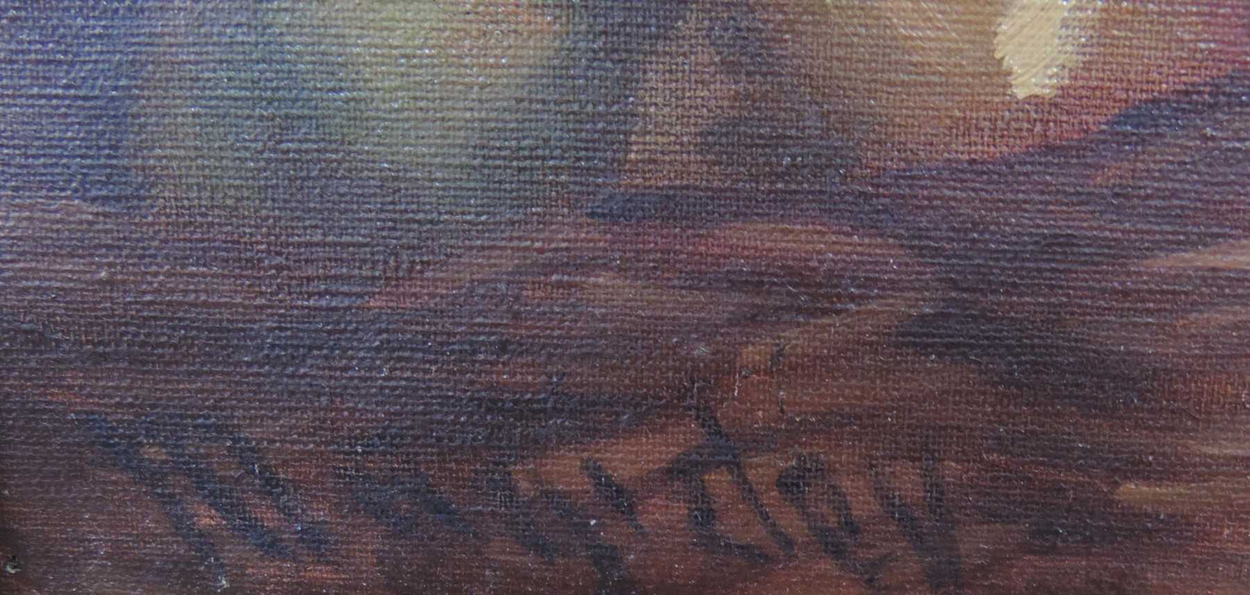 Wladimir MAGIDEY (1881 - ?). "Obstverkäufer". 60,5 cm x 50,5 cm. Gemälde, Öl auf Leinwand. Unten - Image 2 of 5