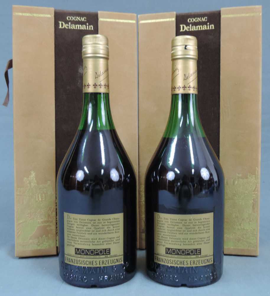 2 Flaschen Delamain Grande Champagne Très Vieilles Cognac, France. 70cl. 40%. In original Kartons. 2 - Image 6 of 8