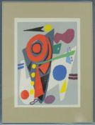 Max ACKERMANN (1887 - 1975). Komposition. 55 cm x 40 cm die Abbildung. Datiert 1950/73. 64 aus