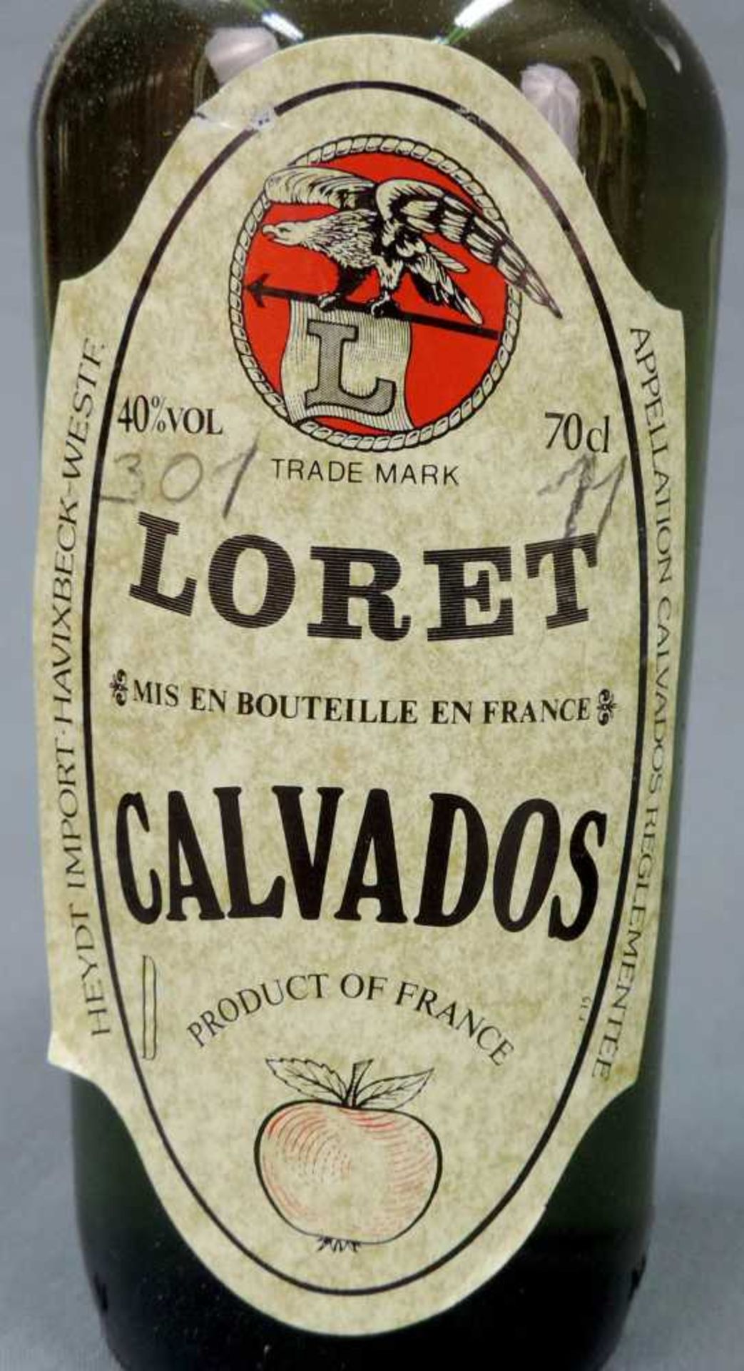 6 Flaschen Calvados. Auch Extra Vieux Montgommery. Unterschiedliche Domains. 70cl. - Image 13 of 19
