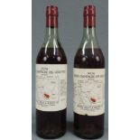 BERRY BROS 1904 GRANDE CHAMPAGNE DES HERITIERS COGNAC. 24fl.ozs. 68°proof. 2 ganze Flaschen. BERRY