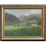 Martin TRIGLER (1867 - ). Meran. 80,5 cm x 61 cm. Gemälde, Öl auf Leinwand. Signiert und