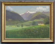 Martin TRIGLER (1867 - ). Meran. 80,5 cm x 61 cm. Gemälde, Öl auf Leinwand. Signiert und